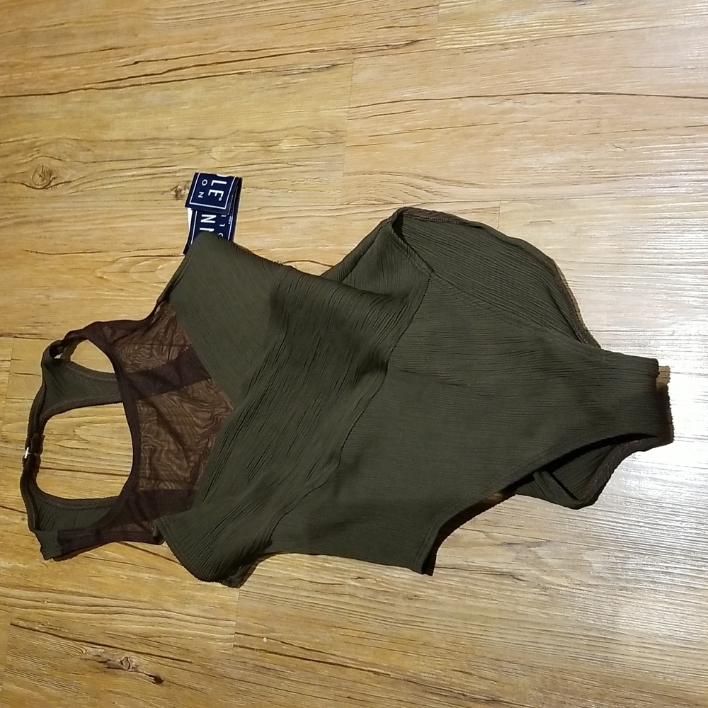 Anne Cole Collection Deep/ Dark Brown One-piece SwimSuit NWTS
